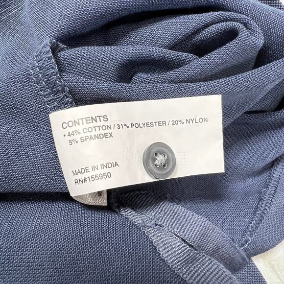 Greyson Omaha Golf Polo Mark Messier Foundation SIZE L Blue Short Sleeve Shirt - Picture 5 of 13